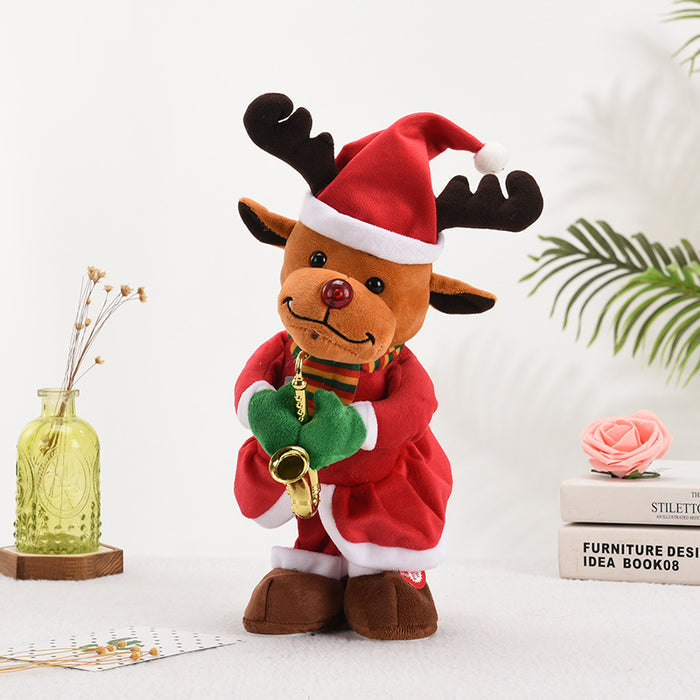 Christmas Sing and Twist Blowing Sax Xmas Toys