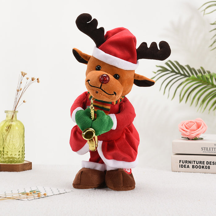 Christmas Sing and Twist Blowing Sax Xmas Toys