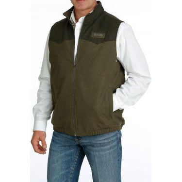 Cinch Men's Conceal Carry Blanket Lined Wooly Vest