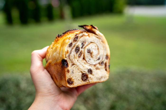 Cinnamon Raisin Swirl Sourdough Bread | Organic Flours