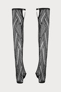 Atelier Amour Clair Obscur Lace Long Gloves Black