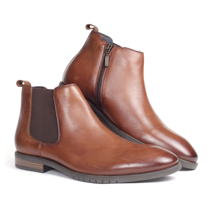 Classic Cognac Chelsea Boot