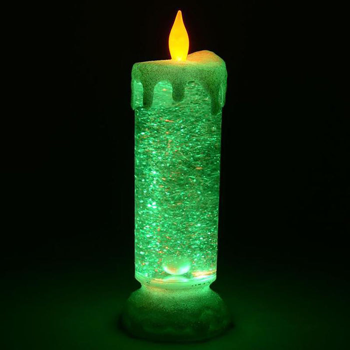 Color Changing LED Crystal Glitter Candle