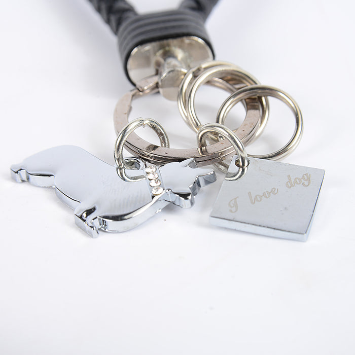 Corgi Rope Keychain