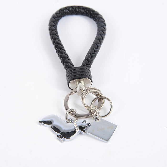 Corgi Rope Keychain