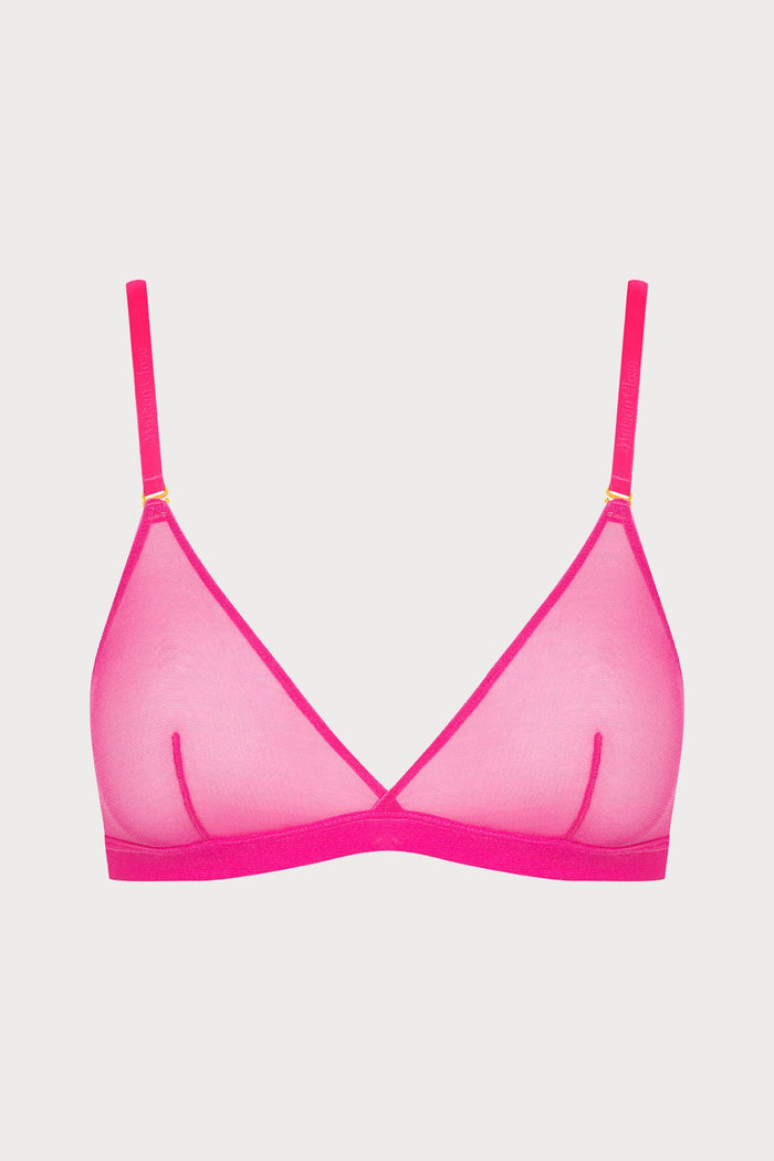 Corps à Corps Triangle Bra Neon Pink
