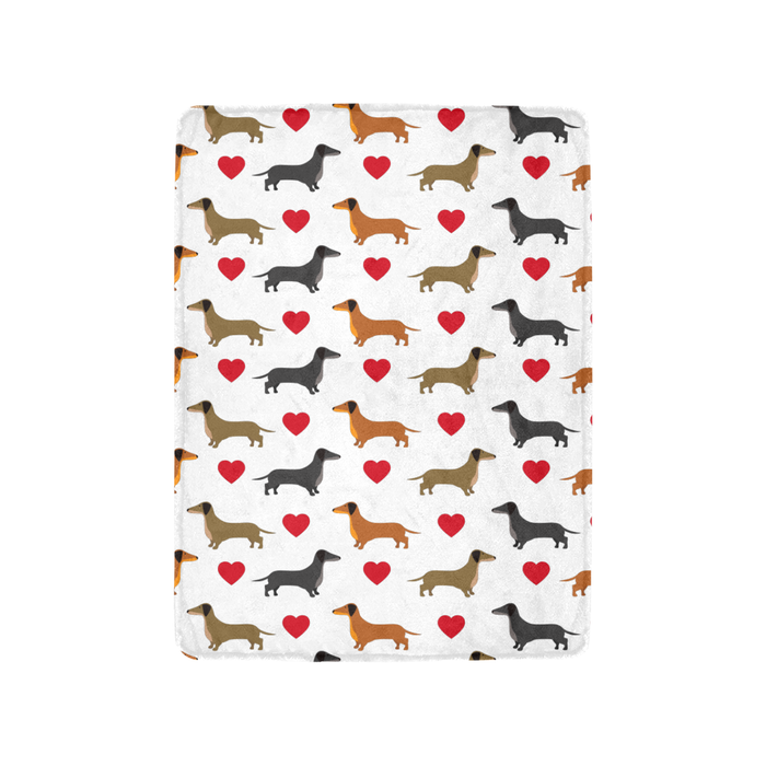 Dachshund Love Blanket