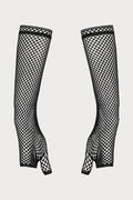 Obsessive Darkessia Black Fingerless Gloves - Naughty Knickers