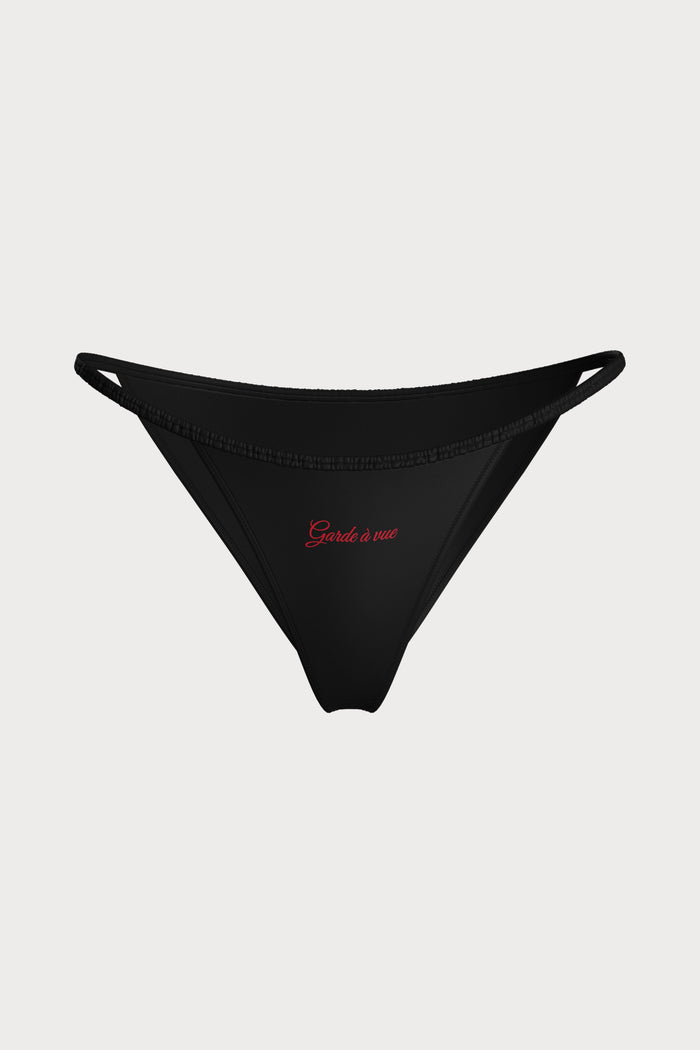 Scandale Dédicace Satin Strap Brief Black