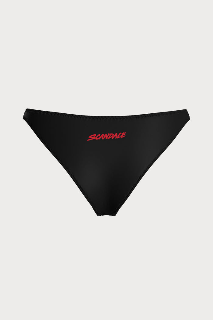 Scandale Dédicace Satin Logo Brief Black