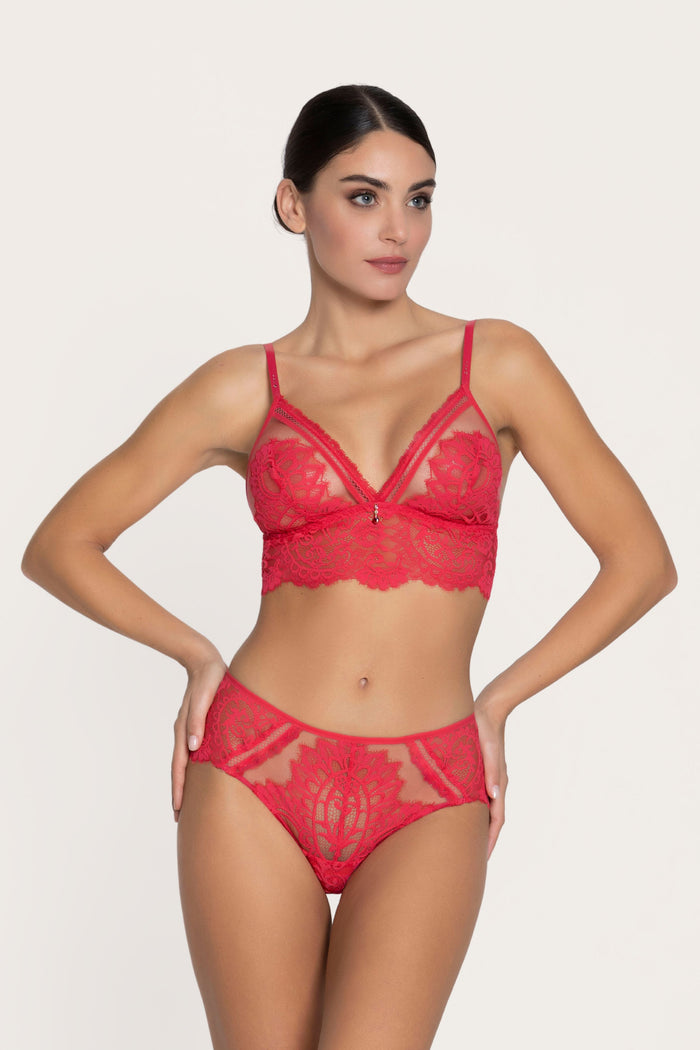 Lise Charmel Désirs de Venise Triangle Bra Grenat