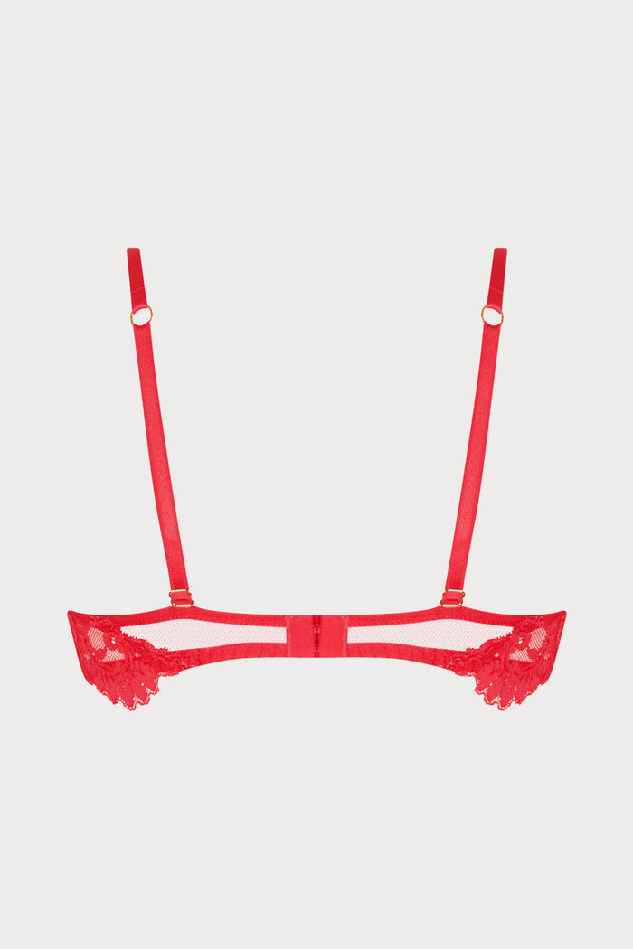 Lise Charmel Désirs de Venise Half Cup Bra Grenat