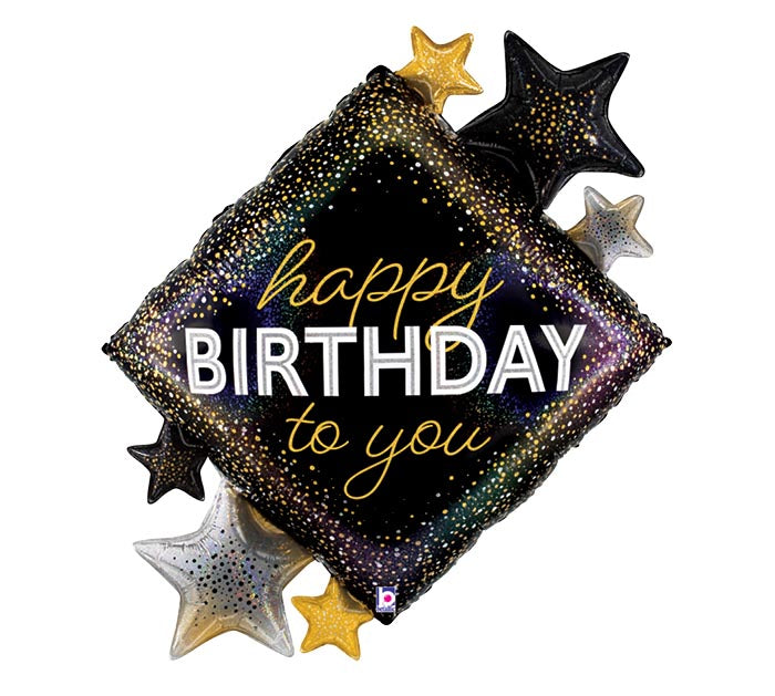 Diamond Shaped Jumbo Birthday Balloon