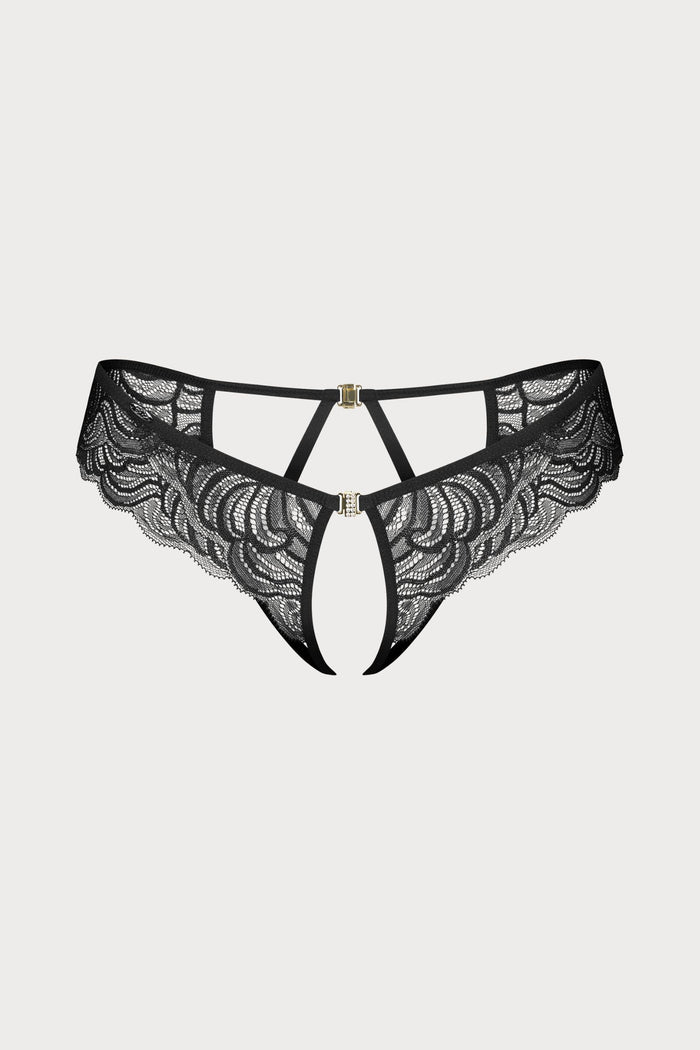 Divienne Crotchless Thong