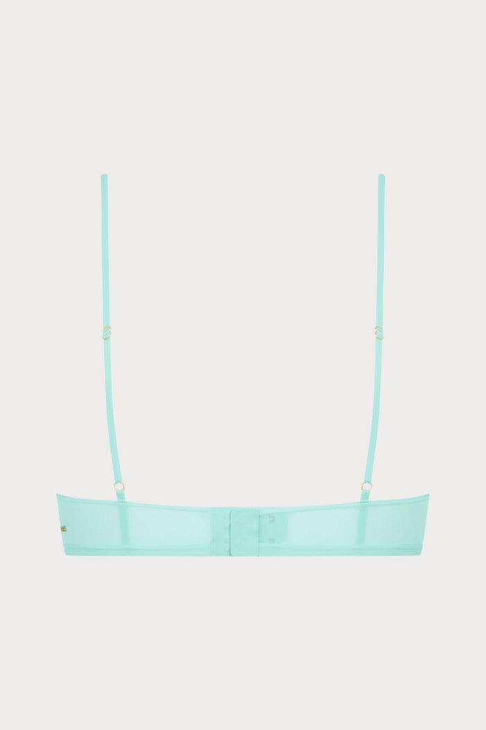 Double Sens Balconette Bra in Celadon