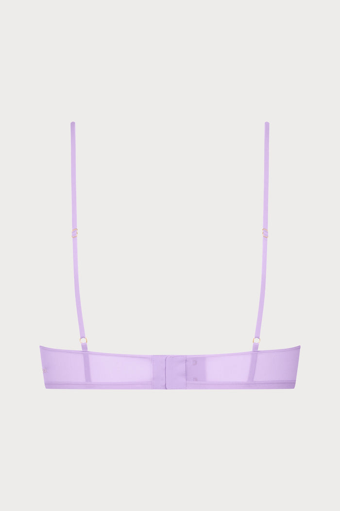 Double Sens Balconette Bra in Lavender