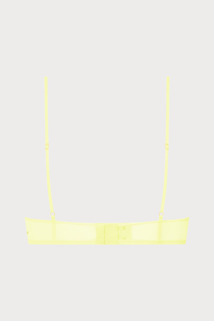 Double Sens Balconette Bra in Yellow