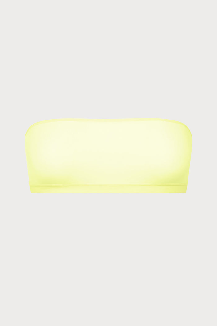 Double Sens Bandeau Bra in Yellow