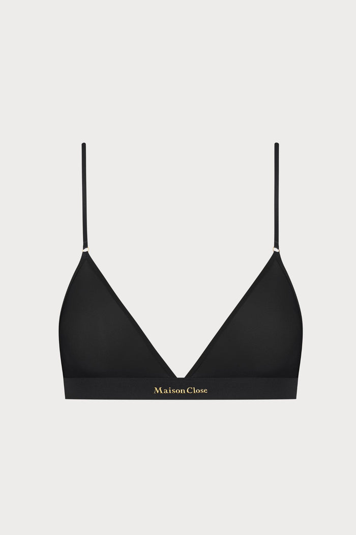 Double Sens Black Triangle Bra