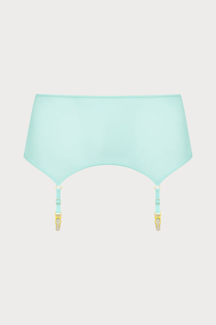 Double Sens Suspender Belt in Celadon