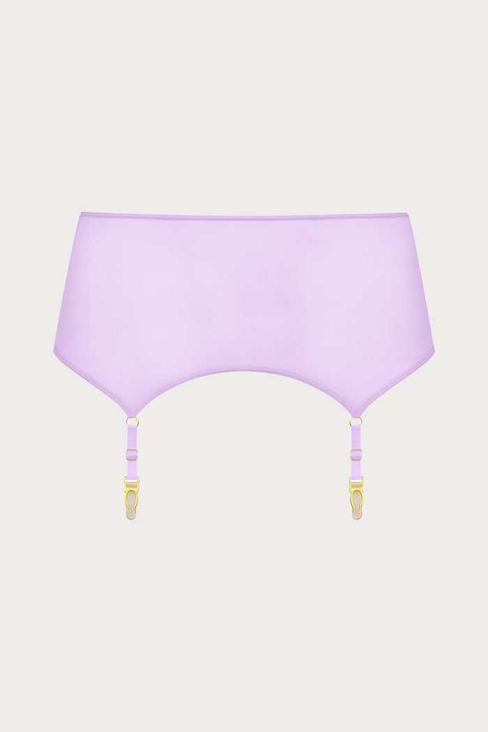 Double Sens Suspender Belt in Lavender