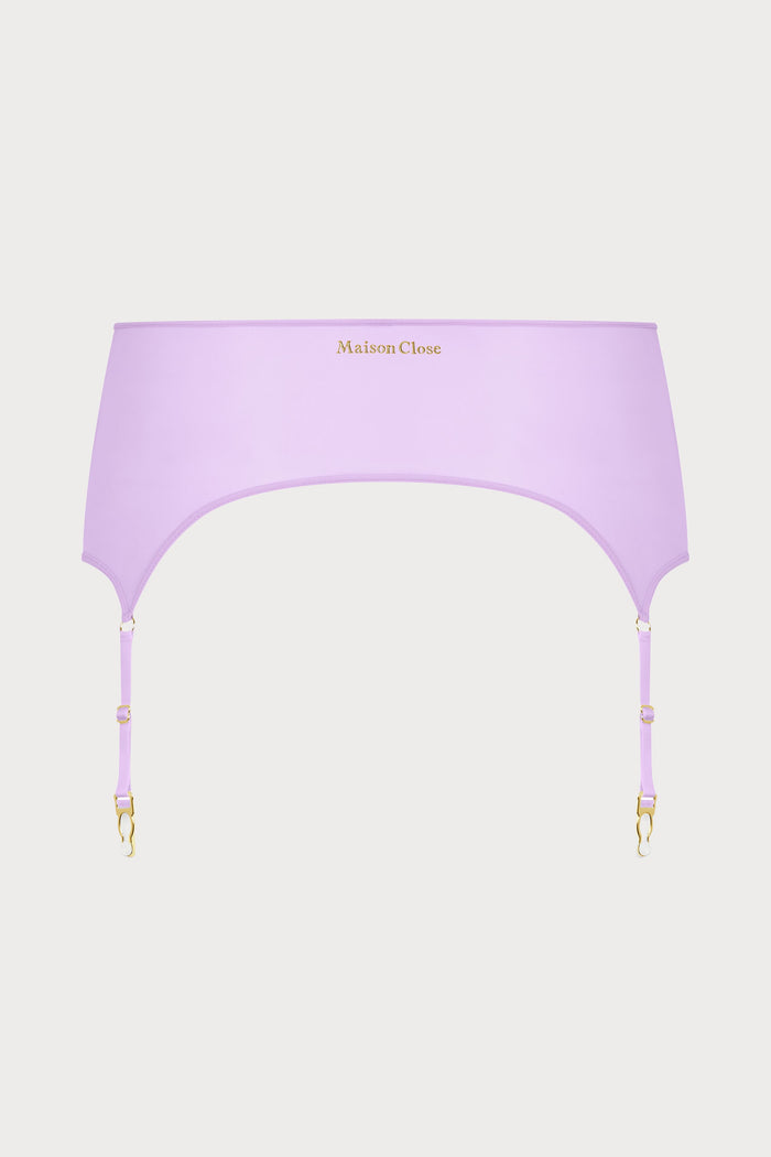 Double Sens Suspender Belt in Lavender