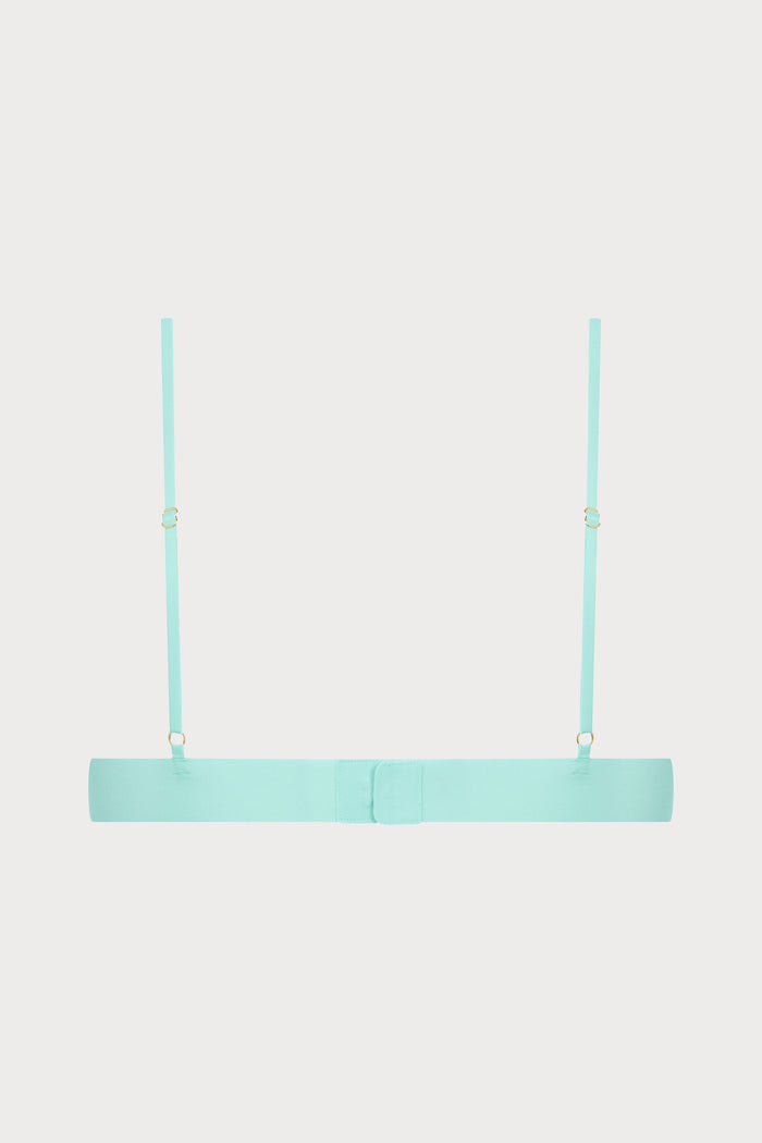 Double Sens Triangle Bra in Celadon