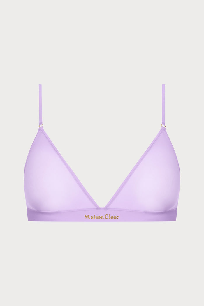 Double Sens Triangle Bra in Lavender