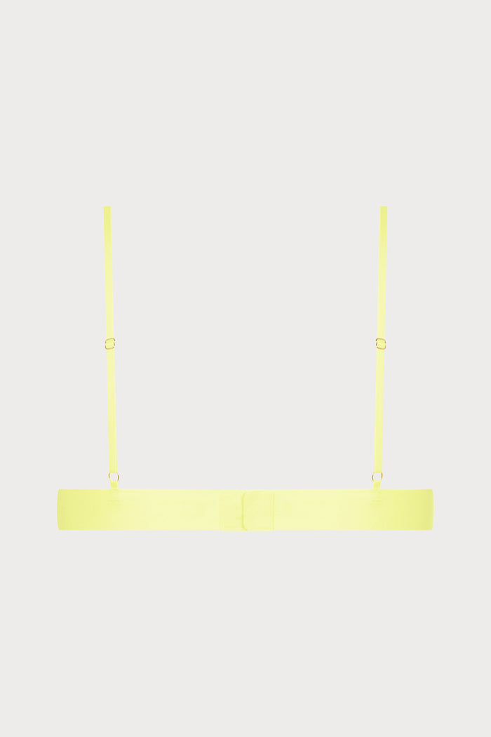 Double Sens Triangle Bra in Yellow