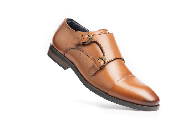 Double Strap Cognac Monk