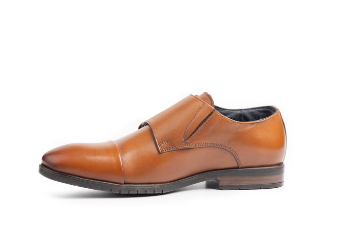 Double Strap Cognac Monk