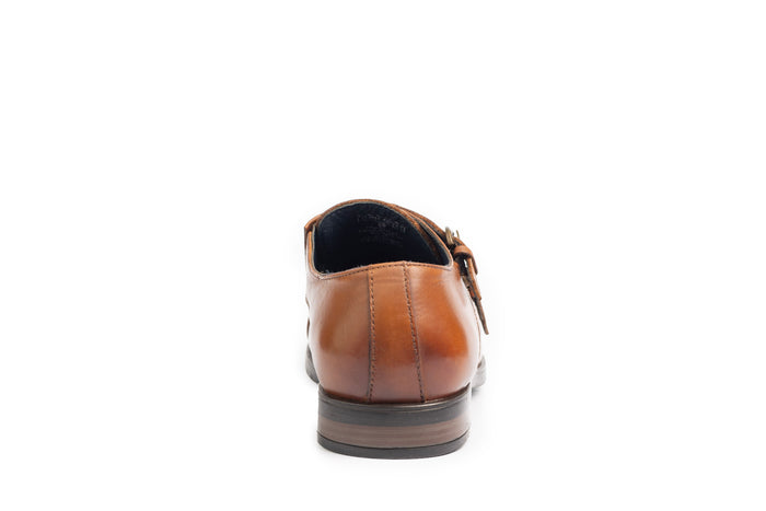 Double Strap Cognac Monk