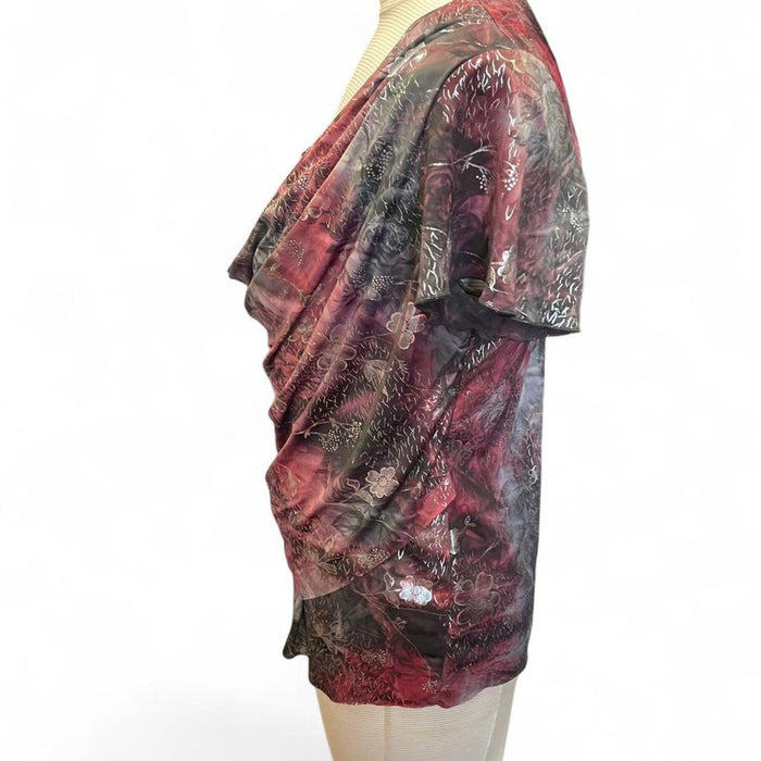 Dressbarn multicoloured floral print cowl