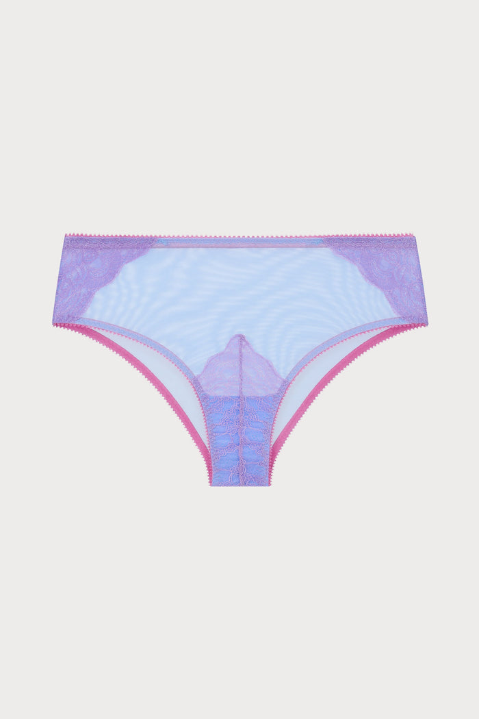 Eira Lace And Tulle High Waist Knicker