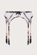 Agent Provocateur Ellise Suspender Belt Black/Pink