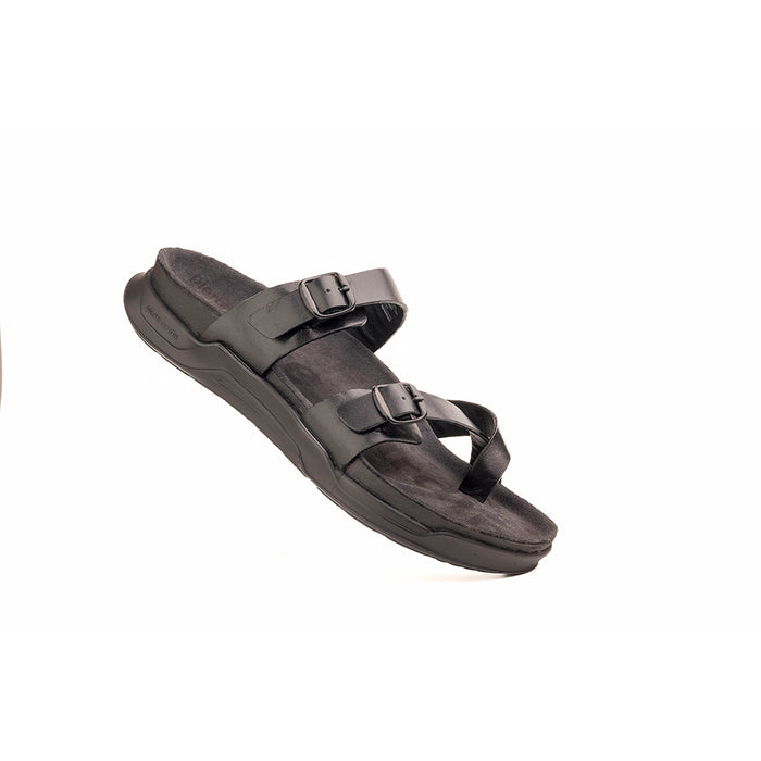 Embrace : Black Adjustable Sandal