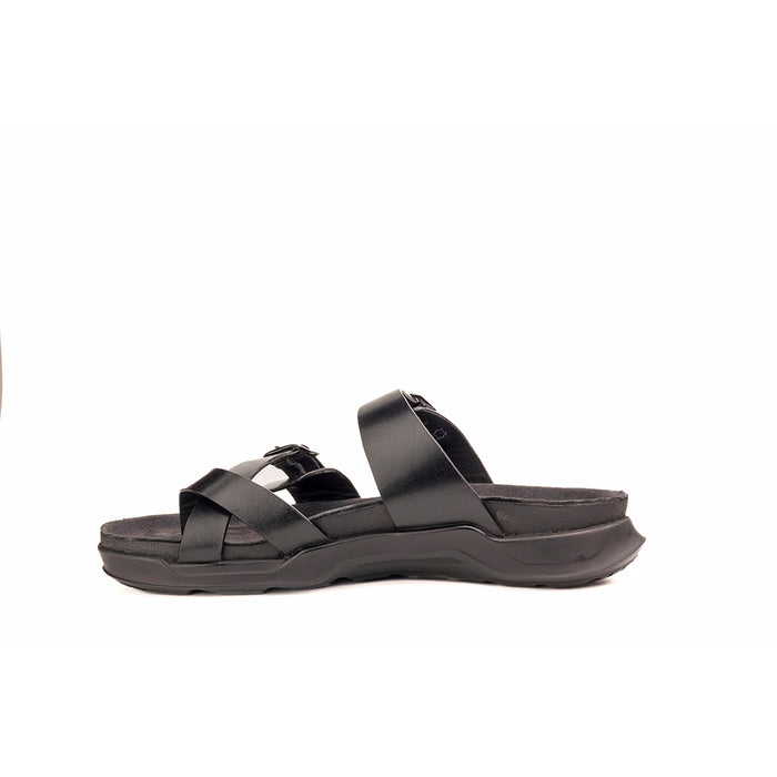 Embrace : Black Adjustable Sandal