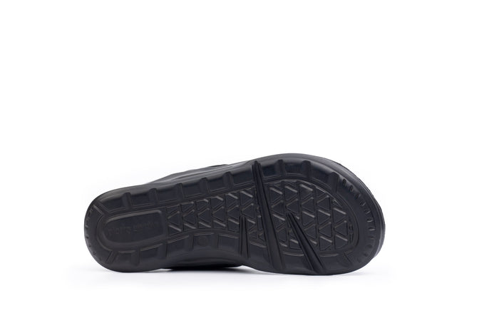 Embrace: Black Dual-buckle Sandal