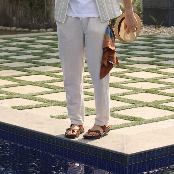 Embrace : Cognac Adjustable Sandal