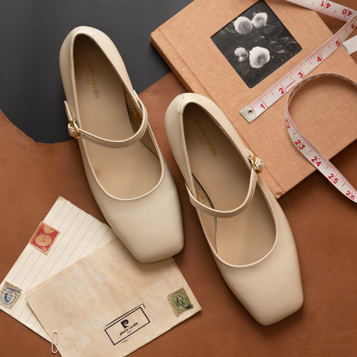 Estelle Ice-white Mary-Janes