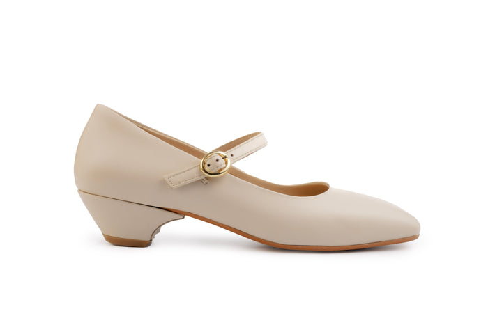 Estelle Ice-white Mary-Janes