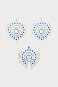 Bijoux Indiscrets Flamboyant Rhinestone Body Decorations Green/Blue - Naughty Knickers