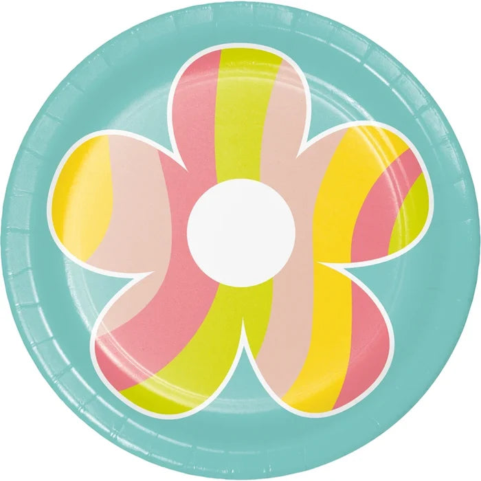 Flower Power Assorted Cake Plates