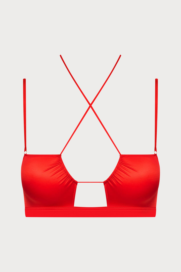 French Kiss Red Bralette