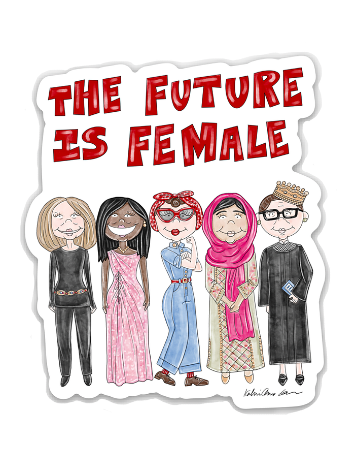 Future is Female Vinyl Sticker