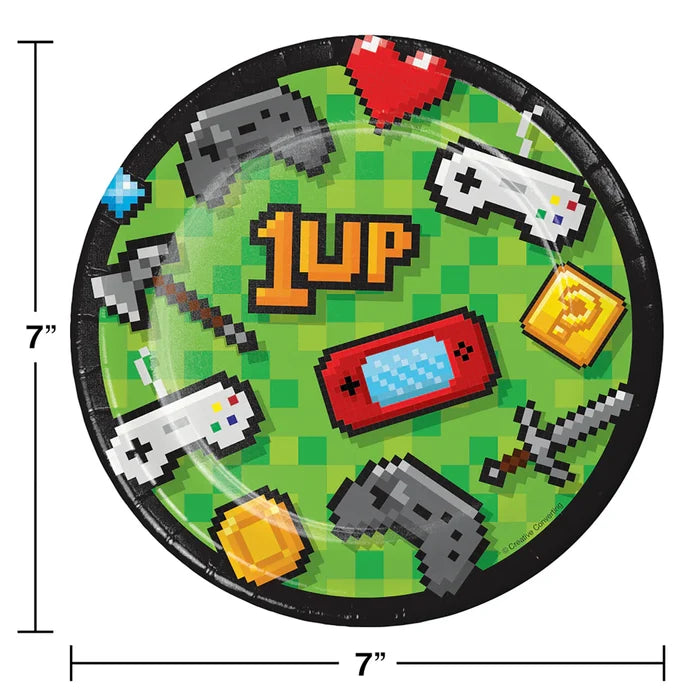 Gaming Party Dessert Plates