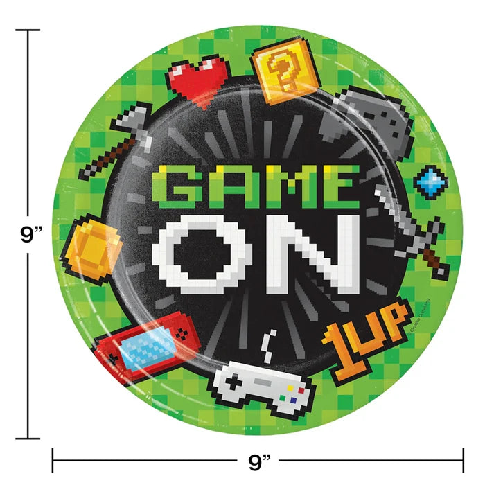 Gaming Party Large Plates