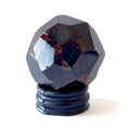 Garnet Sphere Faceted Red Crystal Ball Gemstone