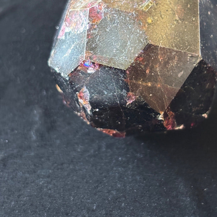 Garnet Sphere Faceted Red Crystal Ball Gemstone