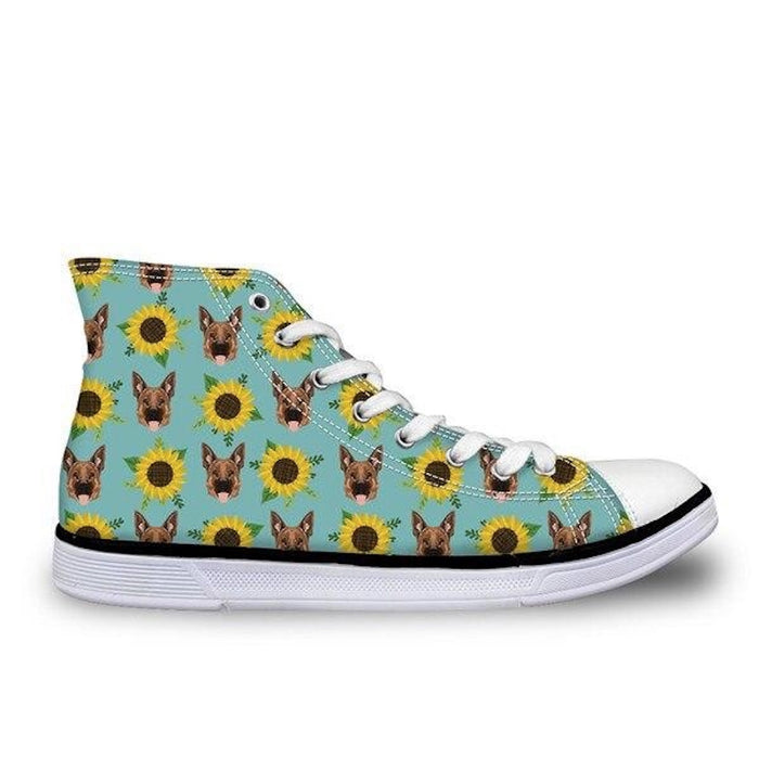 German Shepherd Canvas Sneakers